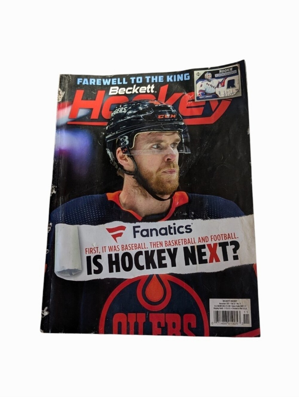 Beckett Hockey Magazine - Edmonton Oilers Cover (Black/Orange)